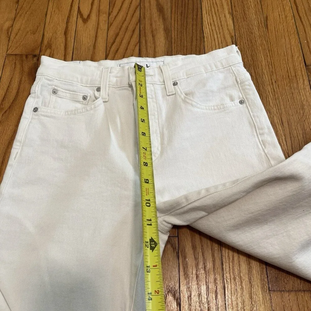 Frank & Eileen Cork Everyday Straight Leg White‎ Jeans Size 26